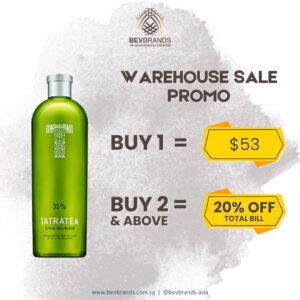 TATRATEA Citrus Tea Liqueur 700 mL 32 Percent ABV