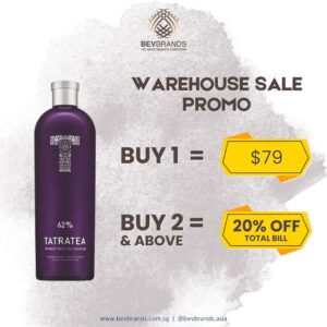 TATRATEA Forest Fruit Tea Liqueur 700 mL 62 Percent ABV