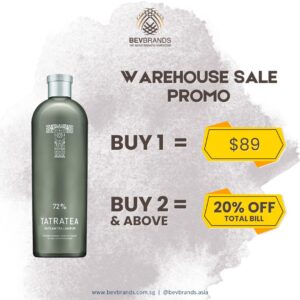 TATRATEA Outlaw Tea Liqueur 700 mL 72 Percent ABV