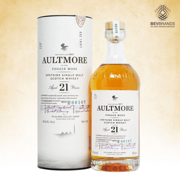 bevbrands singapore golden clover singapore Aultmore Whiskey singapore Aultmore 21 Years Old Speyside Single Malt Scotch Whisky-sq-org-bb