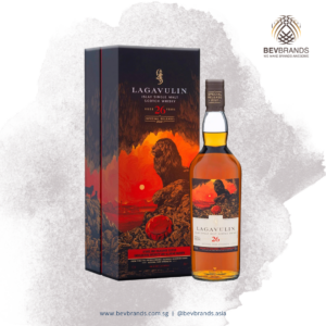 Lagavulin 26 Year Old (2021 Special Release) Single Malt Scotch Whisky Singapore 700mL 44.2% ABV-bottle & gift box-sq grey bb