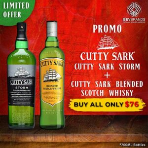 bevbrands singapore golden clover singapore Cutty Sark Whisky singaporeCutty Sark Promo CS n CS Storm-02 $76