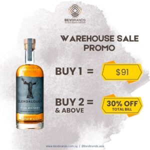 Glendalough Single Cask Irish Whiskey with Calvados XO Cask Finish 700 mL 42 Percent ABV