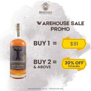 Glendalough Single Cask Irish Whiskey with Madeira Cask Finish 700 mL 42 Percent ABV