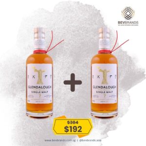 Glendalough 7 Years Single Malt Irish Whiskey with Mizunara Oak Finish 700 mL 46 Percent ABV