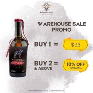 Windspiel Premium Dry Campot Pepper Gin 500 mL 47 Percent ABV