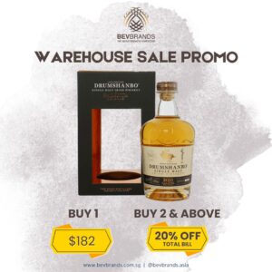 Drumshanbo Galanta 2021 Release Single Malt Irish Whiskey 700mL 46 Percent ABV