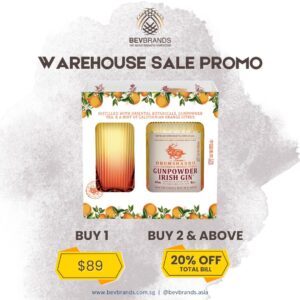 Drumshanbo California Orange Citrus Irish Gin (with Glass Gift Box) 700 mL 43 Percent ABV